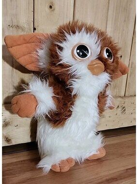 Vintage 1984 Gremlins 10" Gizmo Plush Mogwai Hasbro Softies Squeaks Sound Works